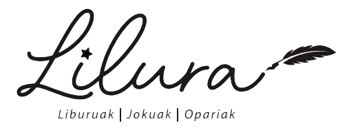 Favicon con logotipo manuscrito y pluma de Librería Lilura, Lasarte-Oria